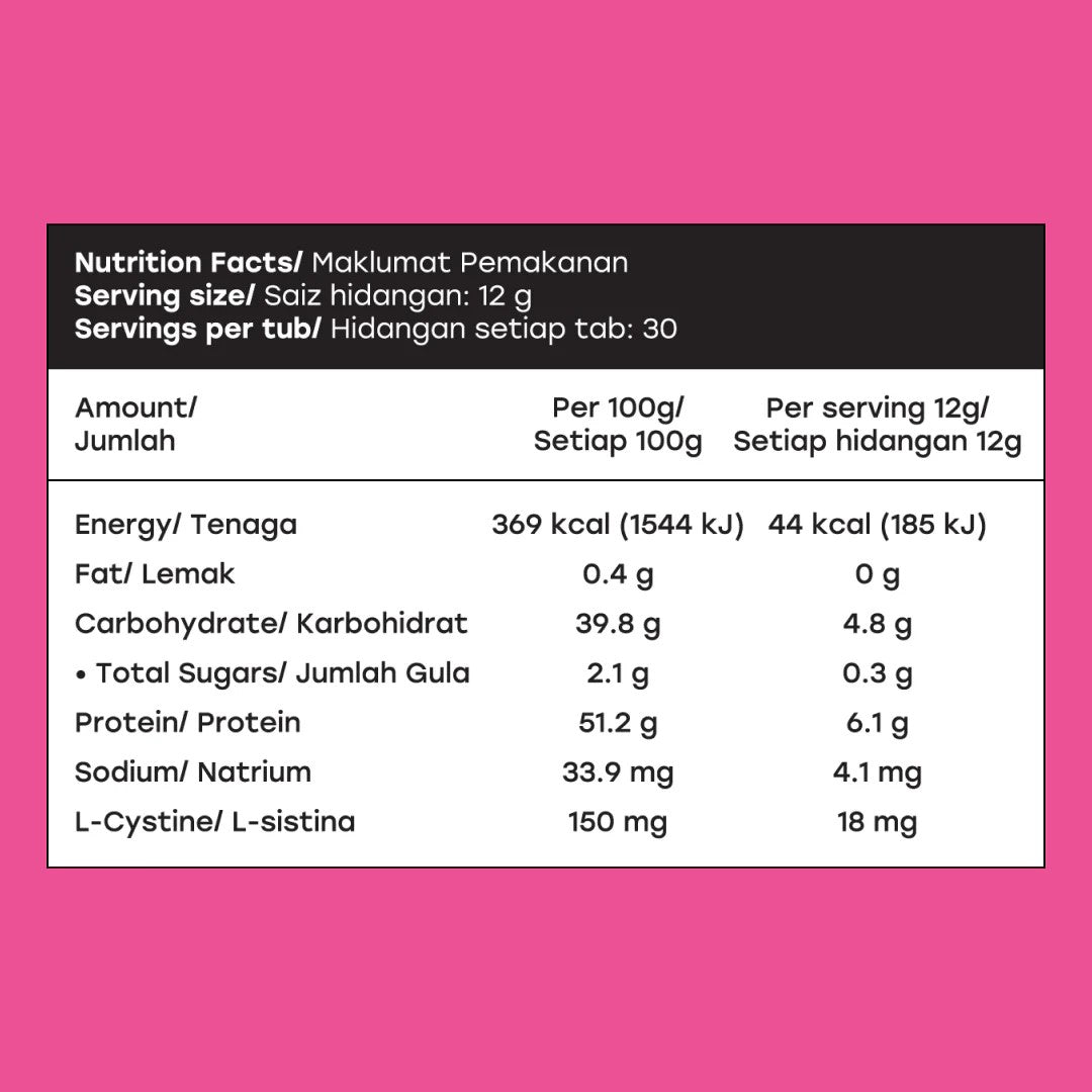 Keyyes 6000mg Collagen Mixberry with L-Cystine (360g) | Strawberry and Acai Berry