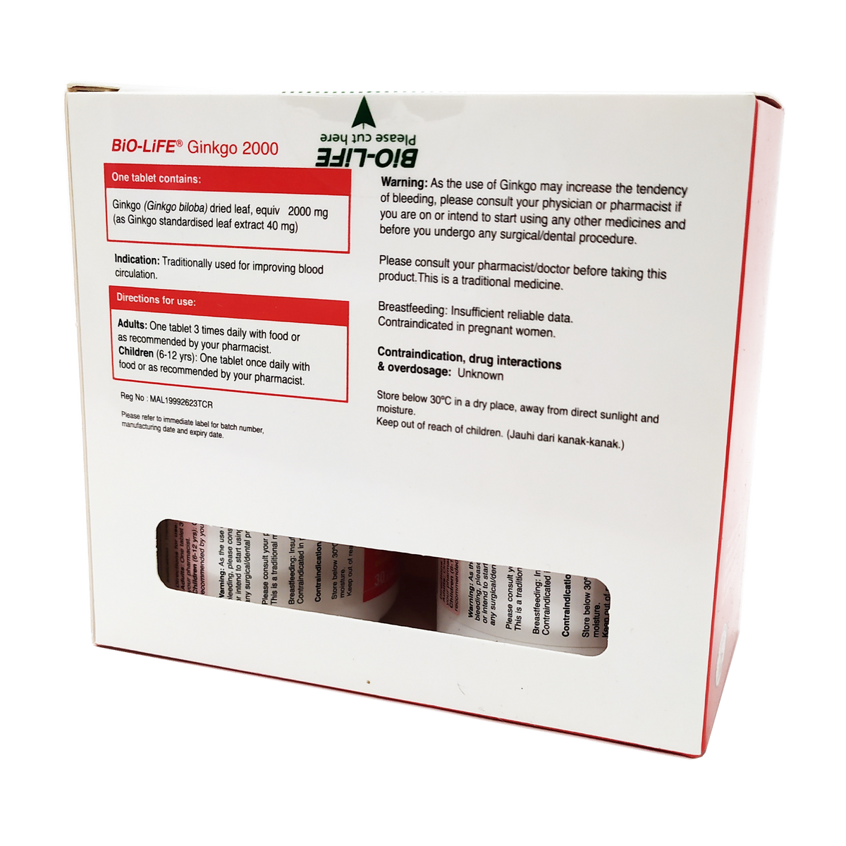Bio-life Ginkgo 2000 2x30s | Heart Health