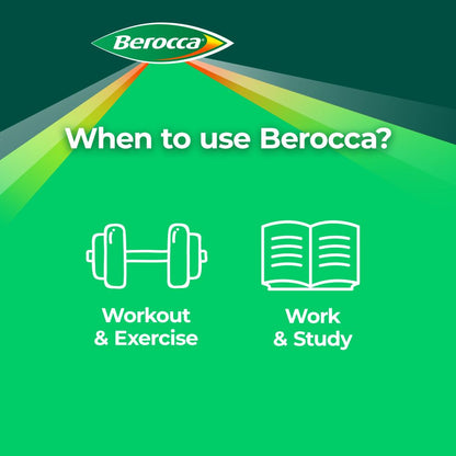 Berocca Effervescent Vitamin C Orange 30s | Helps Reduce Tiredness and Fatigue