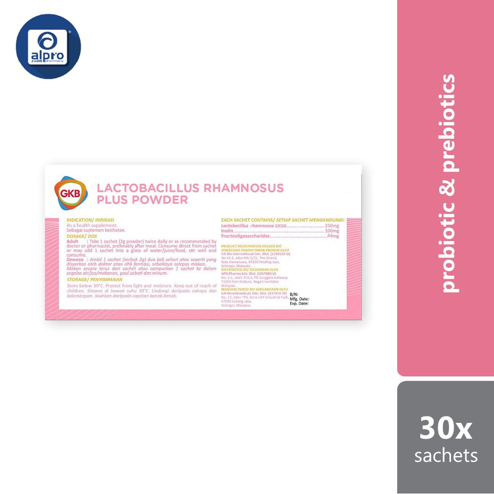 GKB Lactobacillus Rhamnosus GKG6 Plus Powder 30s