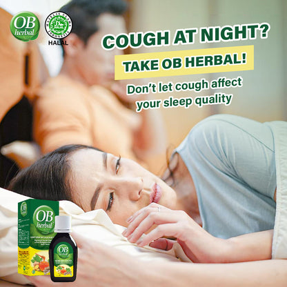 OB Herbal Syrup 100ml | For Cough And Sore Throat