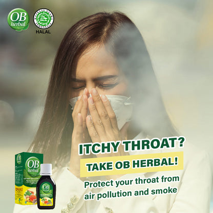 OB Herbal Syrup 100ml | For Cough And Sore Throat