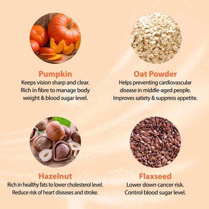 Nutrivo Premium Coenzyme Q10 Pumpkin Nutrition drink (Sugar Free) 500g | For Heart Health & Antioxidants