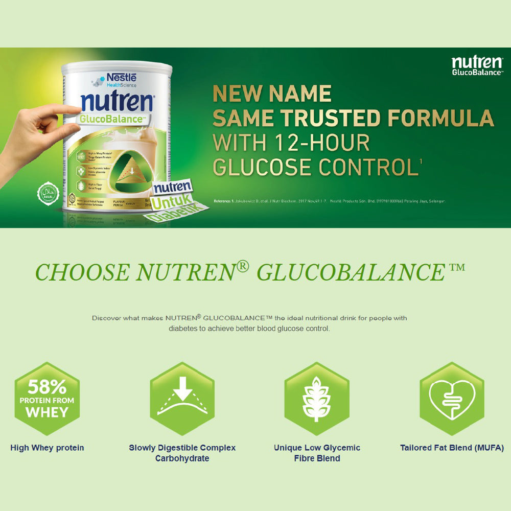 Nestle Nutren Glucobalance (Previously Known As Nutren Diabetik) 800g