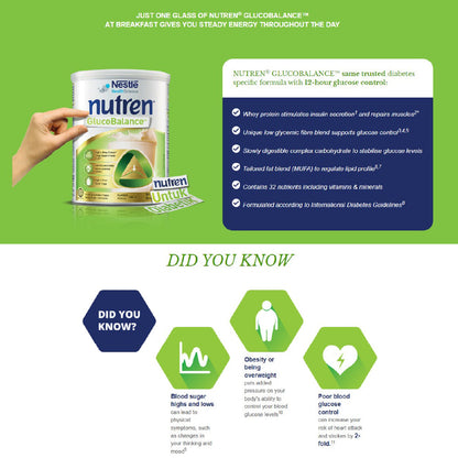 Nestle Nutren Glucobalance (Previously Known As Nutren Diabetik) 800g