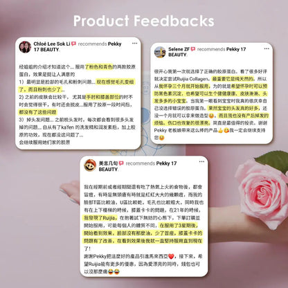 Ruijia Rose Extract Polyphenol Collagen Powder 30s | Melanin Buster