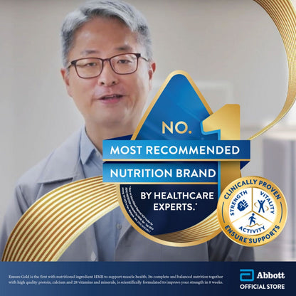 Abbott Ensure Gold Vanilla YBG (Yeast Beta Glucan) 800g | Complete And Balanced Nutrition