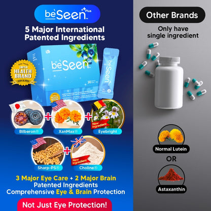 Beseen Plus Eye-Brain Booster 15s| Improve Various Eye Conditions
