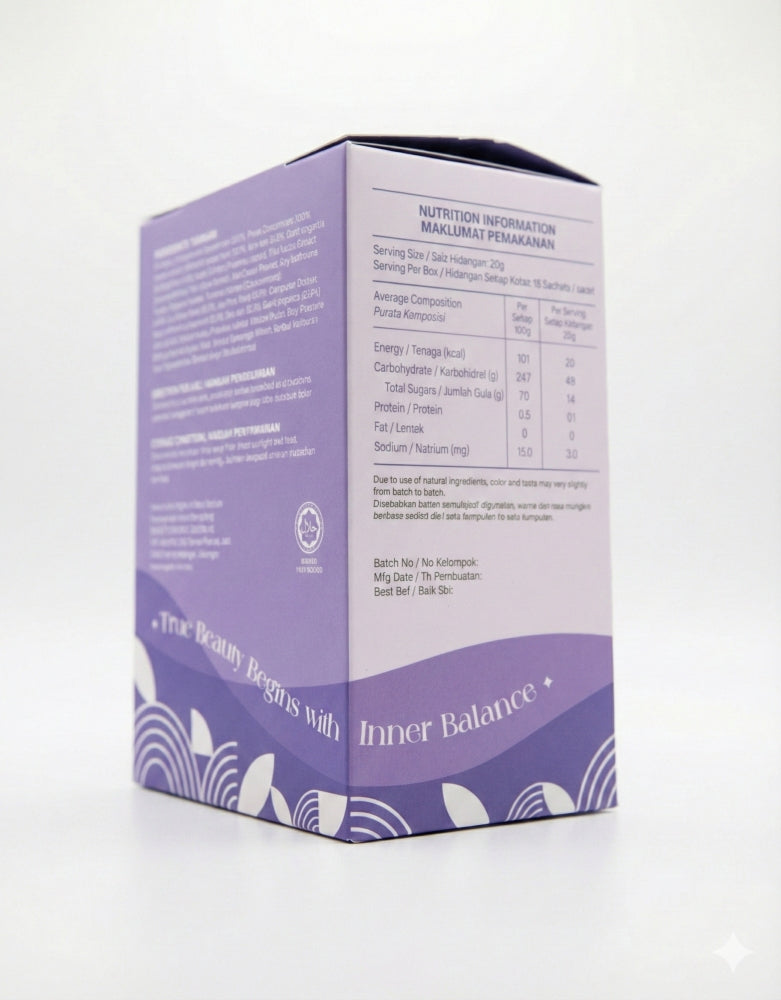 Regennic Botanical Beverage Pomegranate & Prune 15s | Helps Alleviate Menstrual Discomfort