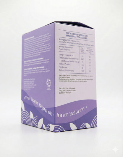 Regennic Botanical Beverage Pomegranate & Prune 15s | Helps Alleviate Menstrual Discomfort