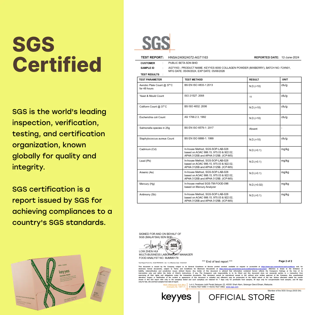 Keyyes Genesis 75000 NMN + CoQ10 (2g ×30s) | Anti-aging Supplement