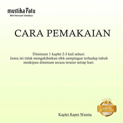 Mustika Ratu Kaplet Rapet Wanita 30s | Traditional Jamu for Women