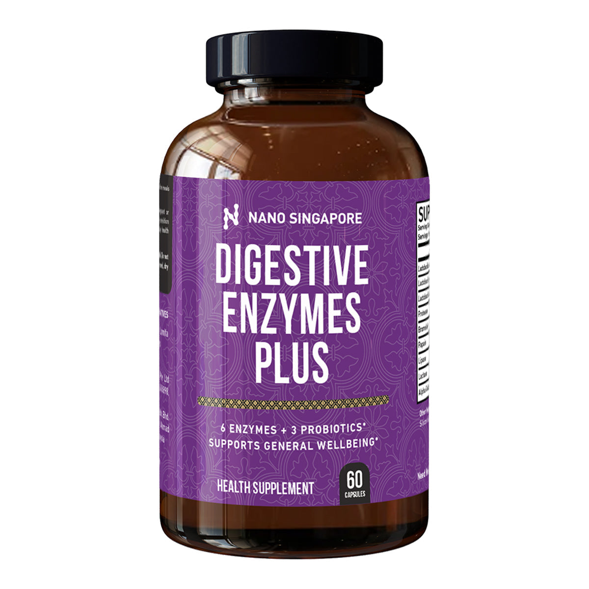 Nano Singapore Digestive Enzymes Formula 60s | May Relief Stomach Discomfort