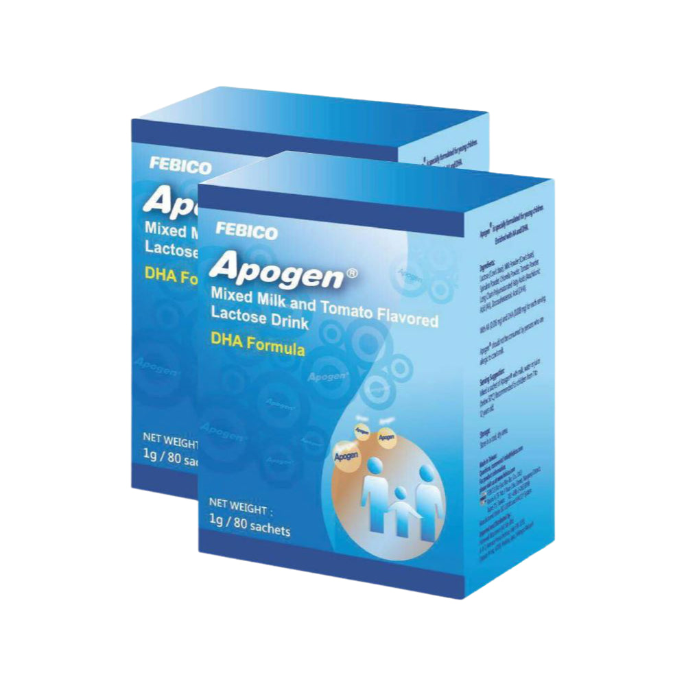 Apogen Children DHA Formula Granules 2X80S with Free Apogen Granules 10S
