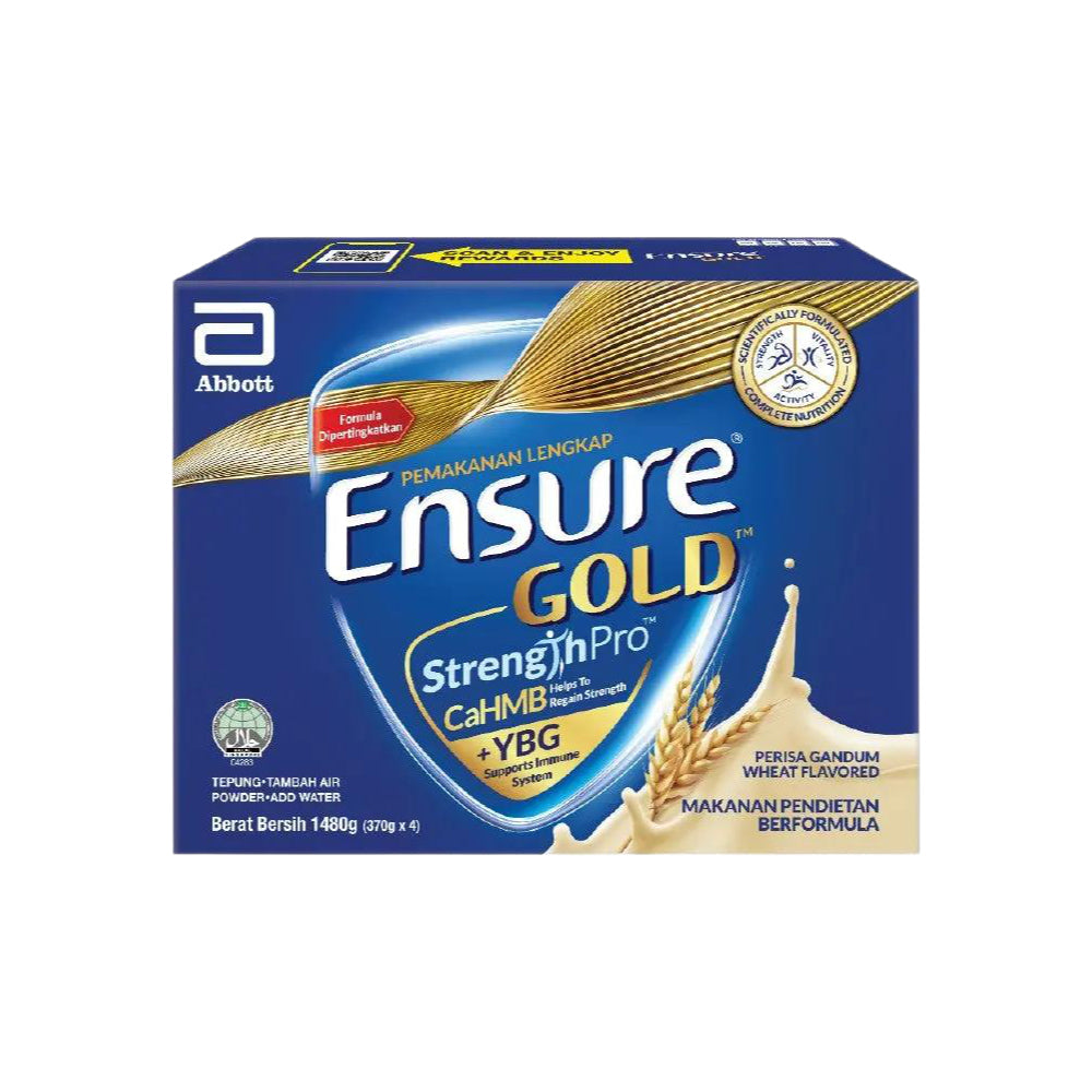 Abbott Ensure Gold Wheat YBG (Yeast Beta Glucan) 1.48kg | Complete And Balanced Nutrition