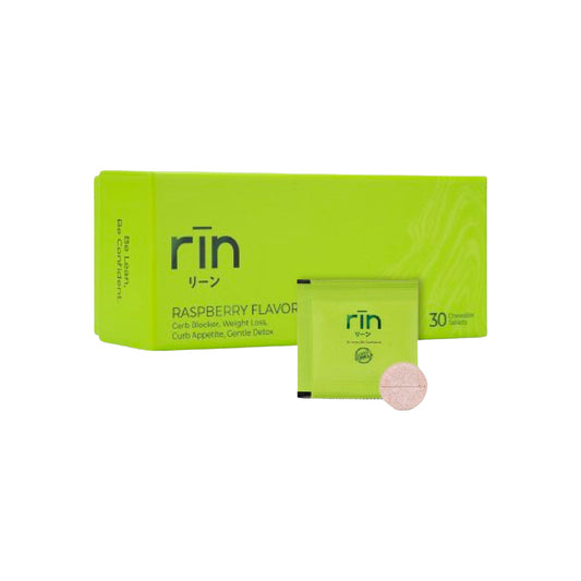 Byuti Rin Weight Loss & Gentle Detox Chewable Tab Raspberry 30s | Carb Blocker, Fat Loss