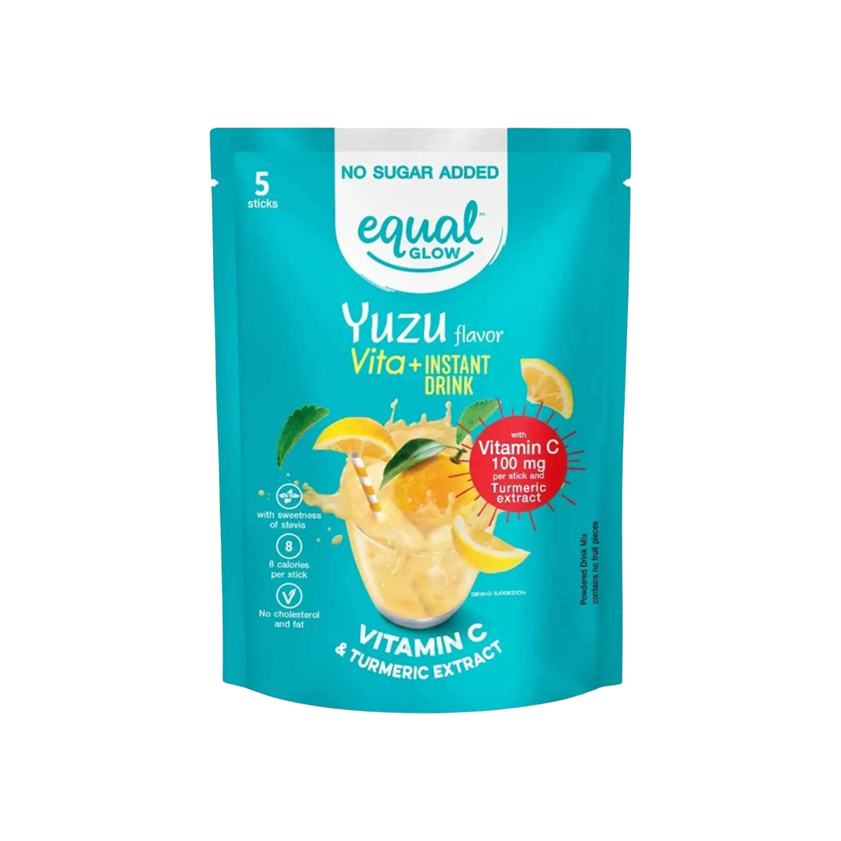 Equal Glow Yuzu 15g ×5s | Low Calorie Drink Smoothie