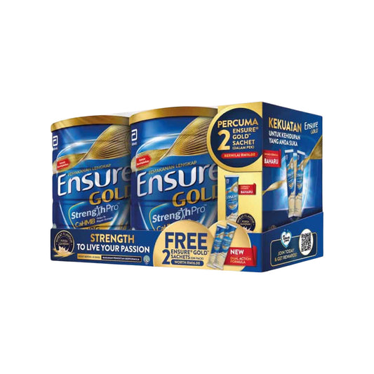Abbott Ensure Gold Wheat 800g X2 FOC 2 Sachets | Complete Nutrition