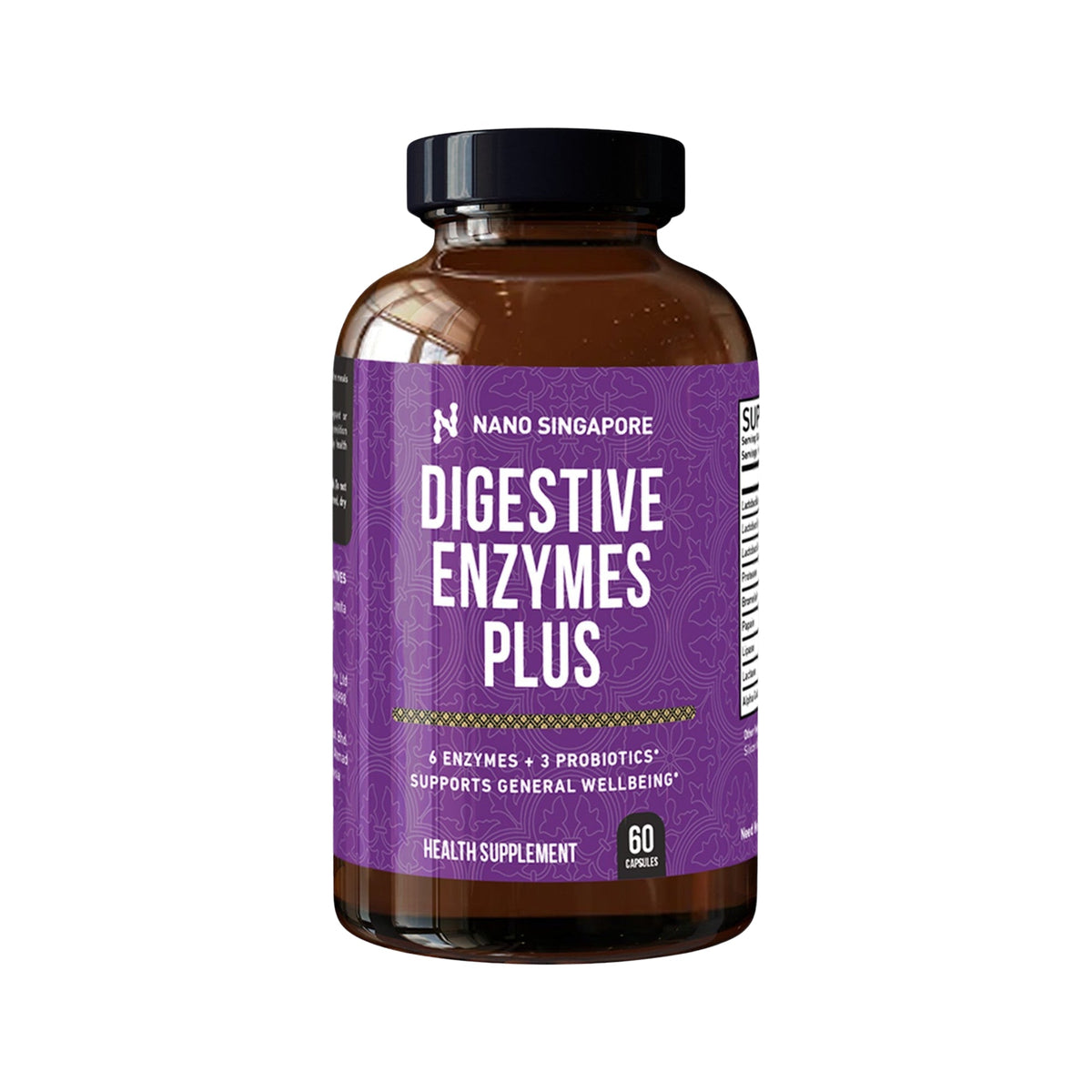 Nano Singapore Digestive Enzymes Formula 60s | May Relief Stomach Discomfort