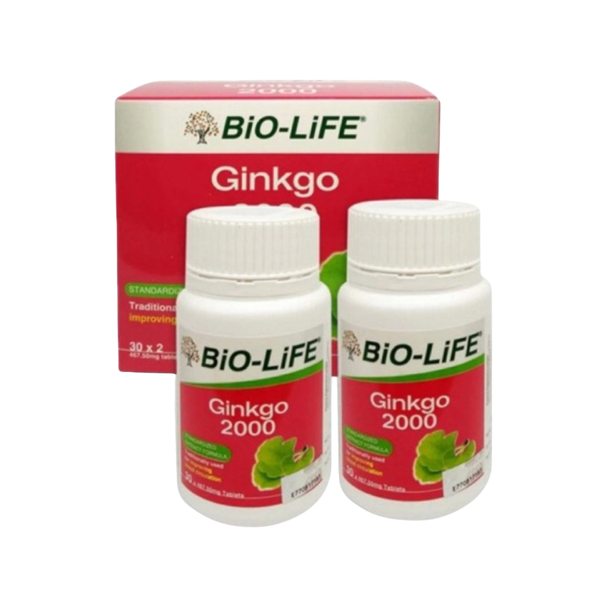 Bio-life Ginkgo 2000 2x30s | Heart Health