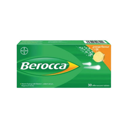 Berocca Effervescent Vitamin C Orange 30s | Helps Reduce Tiredness and Fatigue