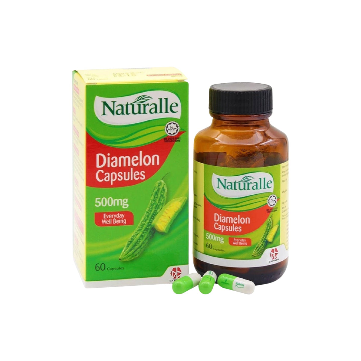 Naturalle Diamelon 500mg 60s | Helps Regulates Blood Sugar Level