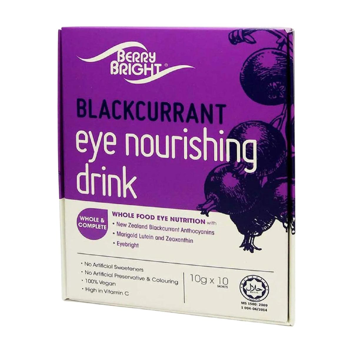 Berry Bright Blackcurrant Eye Nourishing Drink 10x10g | Eye Health